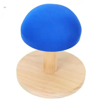 Mini apvali lyginimo kėdė Medžio masyvo pagalbinis įrankis Maža stalo rankovių lenta