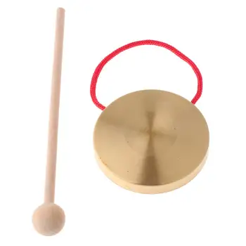 Mini gongai Tamburino cimbolai Perkusijos muzikos instrumentai vaikams Kūdikiai Kalėdinė gimtadienio dovana (10cm)