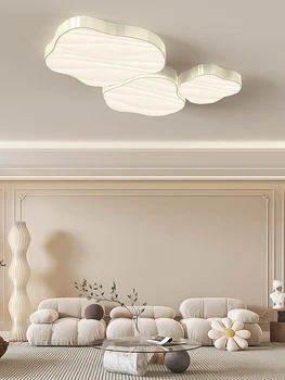 minimalistinė LED lubų lempa naudojama valgomajam, miegamajam, svetainei, virtuvei, baltai, pritemdomam nuotolinio valdymo pultui, namų dekoravimui