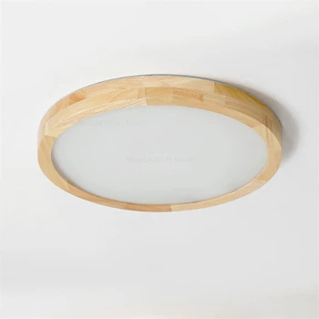 Modern Wood Art LED lubų šviestuvai 6cm Itin plonas 