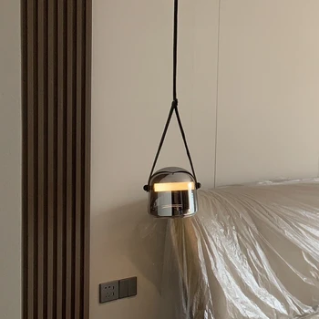 Modernus paprasto stiklo odos dūmų skaidrus valgymas Naktinė svetainė Parduotuvės Biuro dekoravimo projektas LED pakabinama lempa