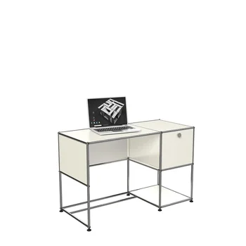 Modulinė kombinuota spintelė, miegamasis, rašomasis stalas, kompiuteris, biuro stalas, minimalistinė moderni nerūdijančio plieno daiktadėžė, senovinė bo