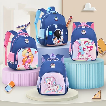 Mokykliniai krepšiai Pradinių klasių mokiniai Animacinis filmas Mielas darželio kuprinės Stuburo apsauga Svorio mažinimas vaikiškiems krepšiams