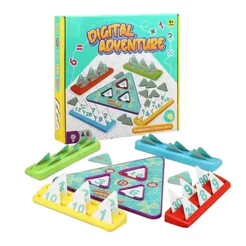 Montessori daugybos stalo skyrius Mankštos stalo žaidimas ikimokyklinio mąstymo logikos mokymui Skaičius Kortų žaidimas Tėvas-vaikas