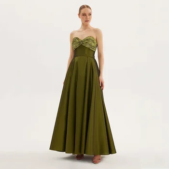 Moteriškos suknelės Prom suknelė Elegantiški chalatai Moteriška vakarinė suknelė 2023 Prabangi oficiali ilgo kokteilio proga Tinkamas vakarėlis