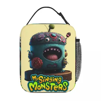 My Singing Monsters Game Termiškai izoliuoti pietų krepšiai Office nešiojamas krepšys pietums Terminis aušintuvas Maisto dėžutė