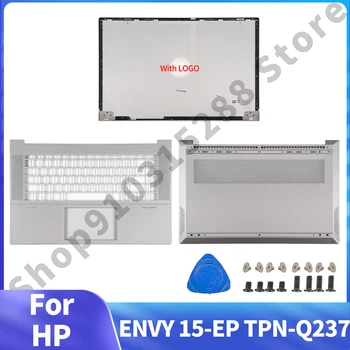 Naujas nešiojamojo kompiuterio korpuso dėklas, skirtas HP ENVY 15-EP TPN-Q237 15-EP0004TX 15-EP0005TX LCD galinio dangtelio palmrest apatinių dalių keitimas