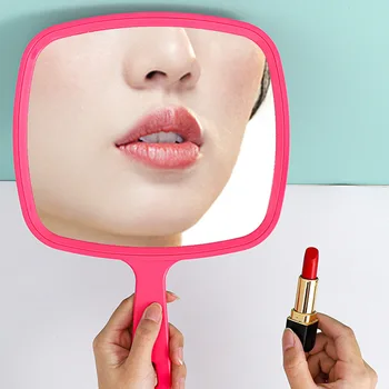 Naujas rankinis makiažo veidrodis kvadratinis kompaktiškas veidrodis SPA salono makiažas 