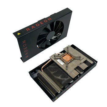 Naujas RX 5500 XT vaizdo plokštės radiatoriaus ventiliatorius 53 mm skylių žingsnis Asrock AMD RX 5500 XT vaizdo plokštės aušinimo ventiliatoriui