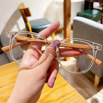 Naujas vintažinis apvalių akinių rėmelis Moterys Kompiuteris Anti-mėlynos šviesos akiniai Optinis akinių akinių rėmelis Moterys Vyriški akiniai