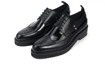 Nauji natūralios odos madingi batai vyrams suvarstomi vestuvinio vakarėlio batai vakarėlio raižyti brogos batai vyriški batai f