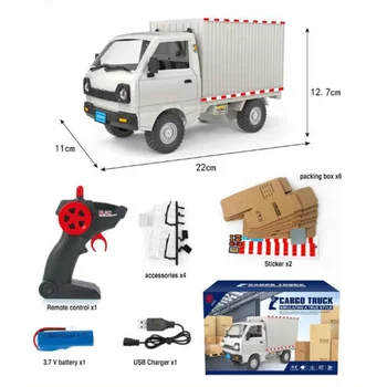 Naujo produkto modeliavimas Wuling Hongguang kortelių dėžutės sunkvežimio modelis Drifto įkrovimas Krovinio kortelė Inercija Vaikų žaislinis automobilis