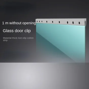 Naujos automatinės durys be perforavimo pojūčio ir 1 metro stiklo spaustukas