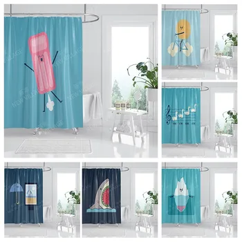 Neperšlampamo audinio dušo užuolaidos Vonios užuolaidų priedai Vonios užuolaida dušui 180x200cm 240 * 200 anime boho dekoravimas