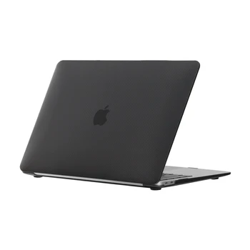 Nešiojamojo kompiuterio dangtelis, skirtas Apple MacBook Air 13.6 A2681 13.3 A2337 A1932 Pro 14.2 A2442 13.3 A2338 Anglies pluošto tekstūruotas taško formos dėklas