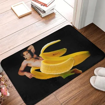 Nicolas Cage Bananų durų kilimėlyje Neslystanti virtuvės vonios kilimėlis Tualeto grindys Durys Įėjimo kilimas Kilimas