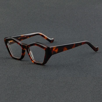 Nišiniai kvadratiniai asmenybės akiniai įrėmina madingą retro sutirštintą daugiakampį vyrams ir moterims literatūriniai optiniai receptiniai akiniai