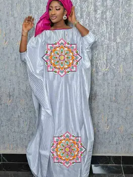 Oficialios progos suknelės Afrikietiški drabužiai Tradicinė suknelė Bazin Riche Vakariniai chalatai moterims Elegantiškas vakarėlis