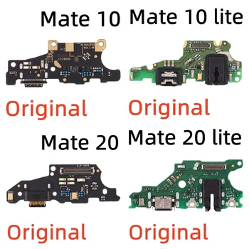 Originalas Huawei Mate 10 20 P Smart P9 P10 P20 P30 Lite Plus USB įkrovimo prievadas Doko įkroviklio jungtis Plokštė Flex Cable