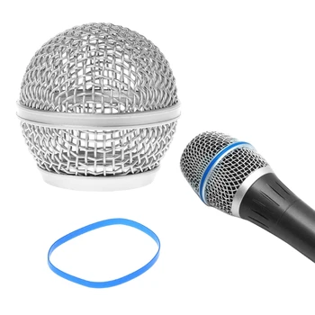 Pakaitinis kamuolys galvos tinklelio mikrofono grotelėms tinka Shure Beta58A / Beta58