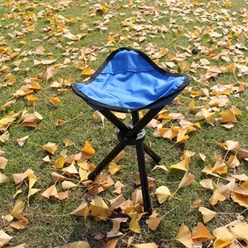 Paplūdimio kėdės Lauko daugiafunkcis nešiojamas sulankstomas kėdė Trikampis taburetė Lengvas ultralengvasis kempingas Žvejybos slacker kėdė