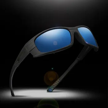 Poliarizuoti kvadratiniai akiniai nuo saulės vyrams Polaroid Fashion Vintage Driving Shade Glasses Classic Brand Designer Eyewera Gafas De Sol
