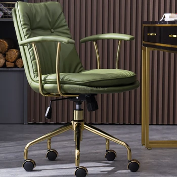 Prabangus kompiuteris Biuro kėdės Stalas Patogus stalas Buitinis ergonomiškas dizainas Biuro kėdės Kėlimas Pasukami Stoelen Baldai WZ50OC