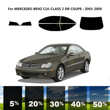 Precut nanokeramikos automobilis UV langų atspalvio rinkinys Automobilinė langų plėvelė skirta MERCEDES-BENZ CLK-CLASS C209 2 DR COUPE 2003-2009