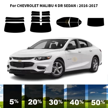 Precut nanokeramikos automobilis UV langų atspalvio rinkinys Automobilinė langų plėvelė CHEVROLET MALIBU 4 DR SEDAN 2016-2017