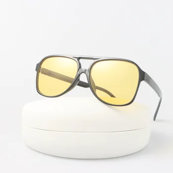 Prekės ženklo dizaineris Vintage Oversized akiniai nuo saulės Moteris Mados veidrodis Saulės akiniai Moteriški retro dvigubi tiltai Didelis rėmas Oculos De Sol