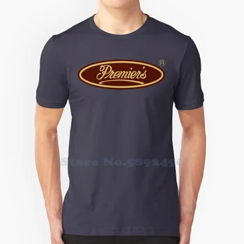 Premiers Casual Streetwear Print Logo marškinėliai Grafinis 100% medvilninis trikotažas