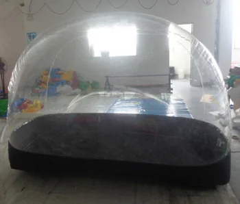 Pripučiamas motociklo dangčio kapsulės burbulas, skirtas naudoti patalpose 120