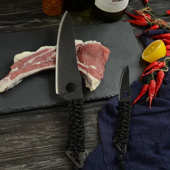 Rankų darbo kaltinis lauko peilis Mėsininko peilis Skerdimas Pjaustant mėsą Smulkintuvas Kempingo vaisių peiliai Virtuvės įrankiai virėjui
