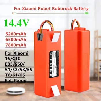 Robotas dulkių siurblys Pakaitinė baterija Xiaomi robotui Roborock S50 S51 S55 priedų atsarginės dalys Ličio jonų baterija 9800mAh