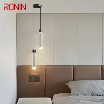 RONIN Contemporary Brass LED pakabinama lempa 3 spalvų kūrybinė dekoratyvinė pakabinama lemputė namų lovos kambariui