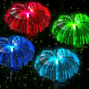 Saulės šviesa LED medūzos vejos lempa Lauko vandeniui atspari kraštovaizdžio šviesa kiemui / takui / sodui / atostogų dekoro atmosferai