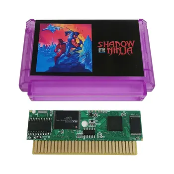 Shadow of Ninja vaizdo žaidimas, skirtas 60 Pins 8 bitų FC žaidimo kasetei