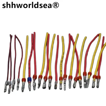 shhworldsea 10PCS 1.5mm 2.0mm 2.2mm 3.5mm automobilinės jungtys vielos gnybtas Crimp terminalas 964286-1 964274-2 964296-1 963 kietas kištukas