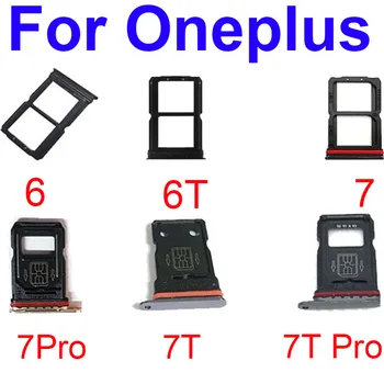Sim kortelių dėklo laikiklis, skirtas Oneplus 6 6T 7 7T Pro Sim lizdo lizdo SD kortelės 