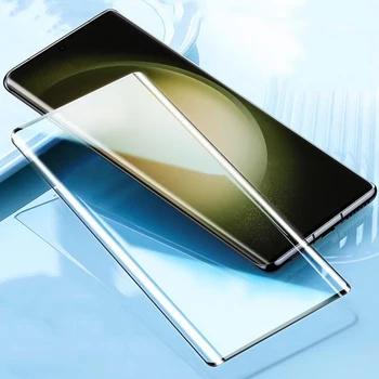 skirta Samsung Galaxy S23 Ultra 3D lenkto stiklo ekrano apsaugai, skirta Samsung S23Ultra viso dangtelio apsauginė priekinė plėvelė