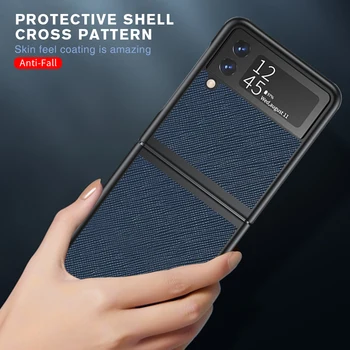 Smūgiams atsparus sulankstomas telefono krepšio dėklas, skirtas Samsung Galaxy Z Flip 3 dėklams Minkštas TPU galinis dangtelis, skirtas Galaxy Z Flip3 Protector Shell para