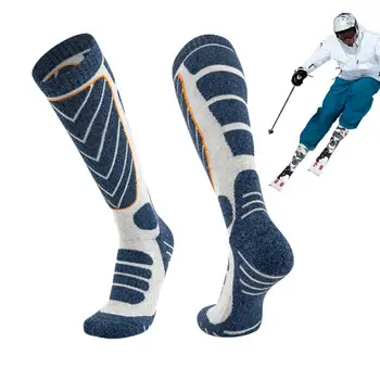 Snieglenčių sportas Kojinės Žiema Šiltos sniego kojinės Šiluminės kojinės Kvėpuojantis Kelio aukštas Sniegas Kojinės Patogus Terminis Žiemos veikimas