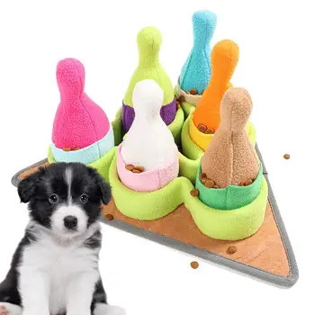 Sniff Pad Šunims Boulingo kamuolys Snuffle Feeding Dog Mat Interaktyvus pašarų žaidimas nuoboduliui Pet Snuffle Pad naminiams gyvūnėliams