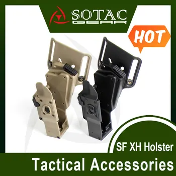 SOTAC taktinis greito dislokavimo dėklo adapteris medžiokliniam pistoletui, suderinamas su XH15 XH35 X300UH-B žibintuvėliais