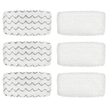 Steam Mop Pad for Bissell PowerFresh Vac & Steam 2747A, 1132 1543 1632 1652 Symphony Vacuum and Steam Mop Series, 6 Pack