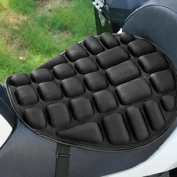Sulankstoma motociklo gelio sėdynės pagalvėlė 3D korio konstrukcija Smūgis kvėpuojantis motociklo gelis sėdynės padas gelio pagalvėlė sėdynei