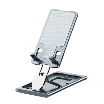 Sulankstomas mobiliojo telefono stovas aliuminio lydinio planšetinio kompiuterio stovas Išmaniojo telefono stovas Mobiliųjų telefonų laikiklis Sulankstomas mobiliojo telefono laikiklis skirtas