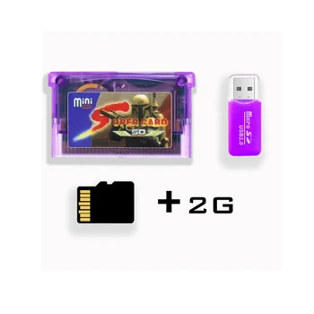 Super kortelė GBA žaidimo kortelei super mini SD kortelė su 2GB atminties kortele