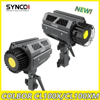 SYNCO COLBOR CL100X CL100XM COB Light Bi-Color 2700K-6500K lempos fotografinė lemputė Fotografinių vaizdo įrašų studijos tiesioginiam srautui