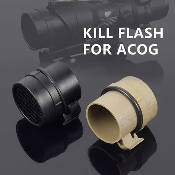 Taktinis ACOG RMR taikymo sritis Killflash dangtelio dangtelio objektyvo apsauga Medžioklės optikos priedai Airsoft pistoletas Red Dot Sight Kill Flash